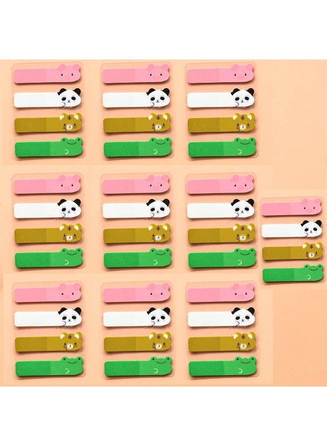 كاكو ١٦٠ قطعة من الملاحظات اللاصقة على شكل حيوانات، ملاحظات لاصقة أنيقة على الطراز الأوروبي برسومات حيوانات أليفة لطيفة برؤوس كرتونية، بنمط واحد، مناسبة للطلاب، وفهرسة المكاتب، وقابلة لإعادة الاستخدام (عدد غير محدود من المرات) بنفس النمط - Image 3